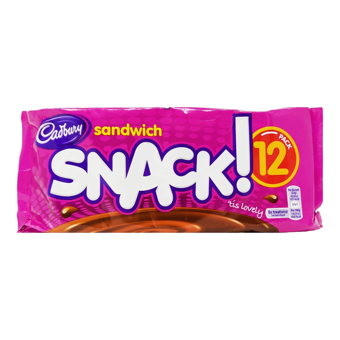 Cadbury Snack Sandwich 12 Pack 264g