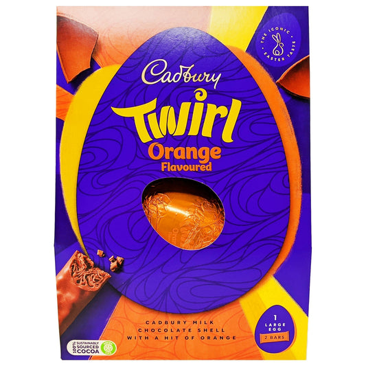 Cadbury Twirl Orange Easter Egg 193g