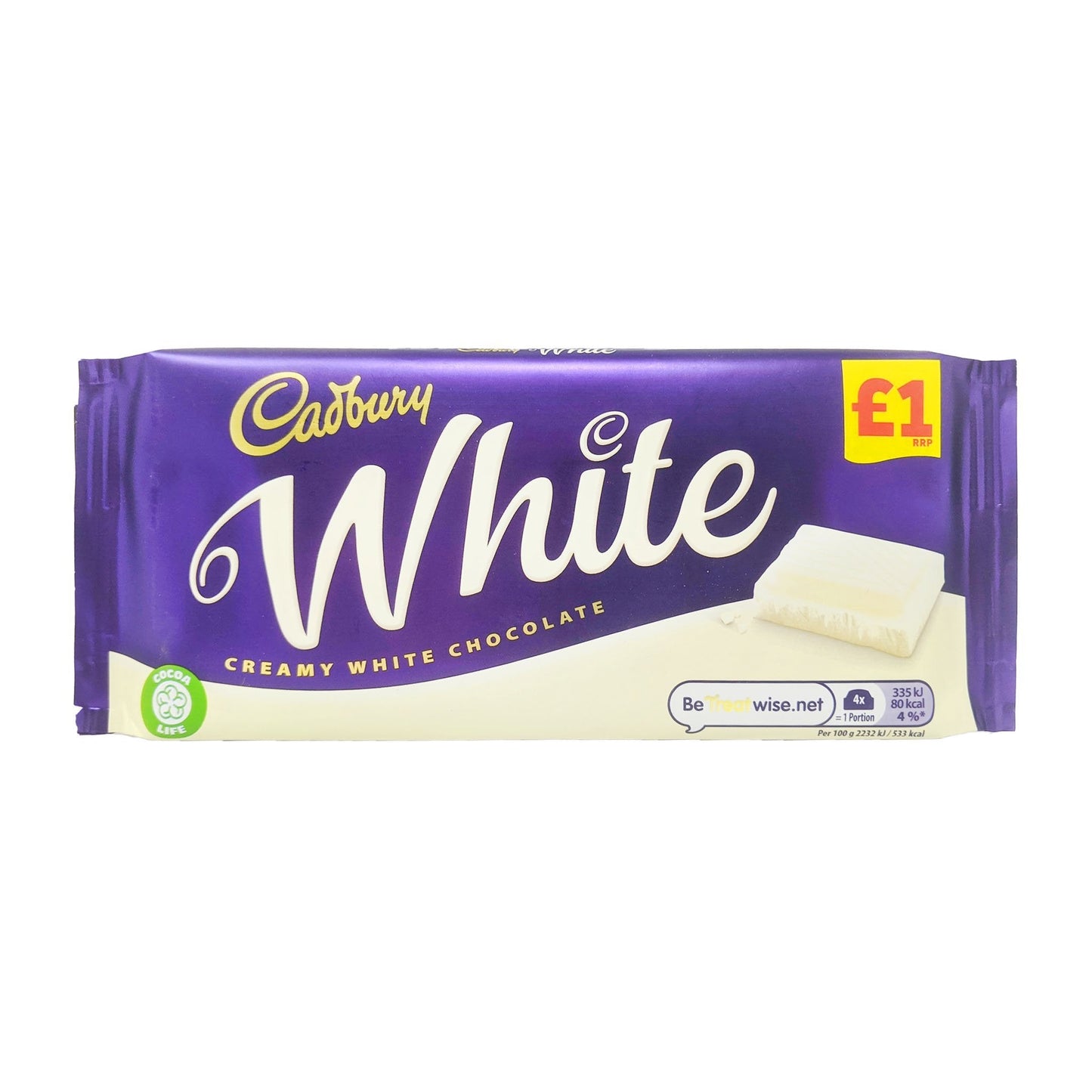 Cadbury White Chocolate 90g