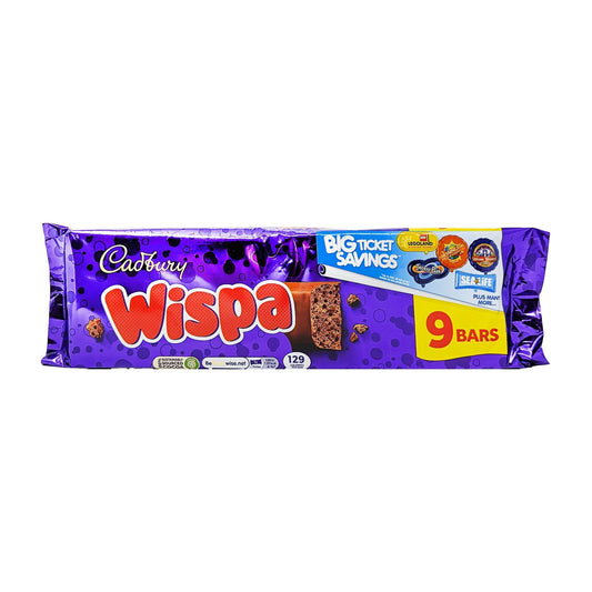 Cadbury Wispa 9 Pack (9 x 23.7g)