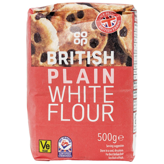 Co-op British Plain White Flour 500g