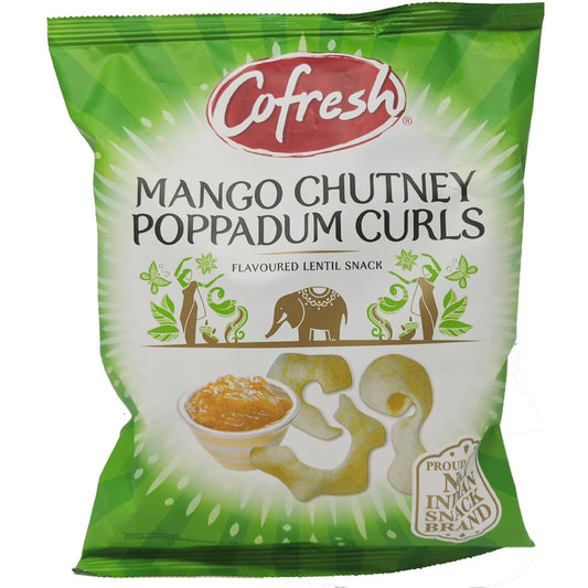 Cofresh Mango Chutney Poppadum Curls 80g