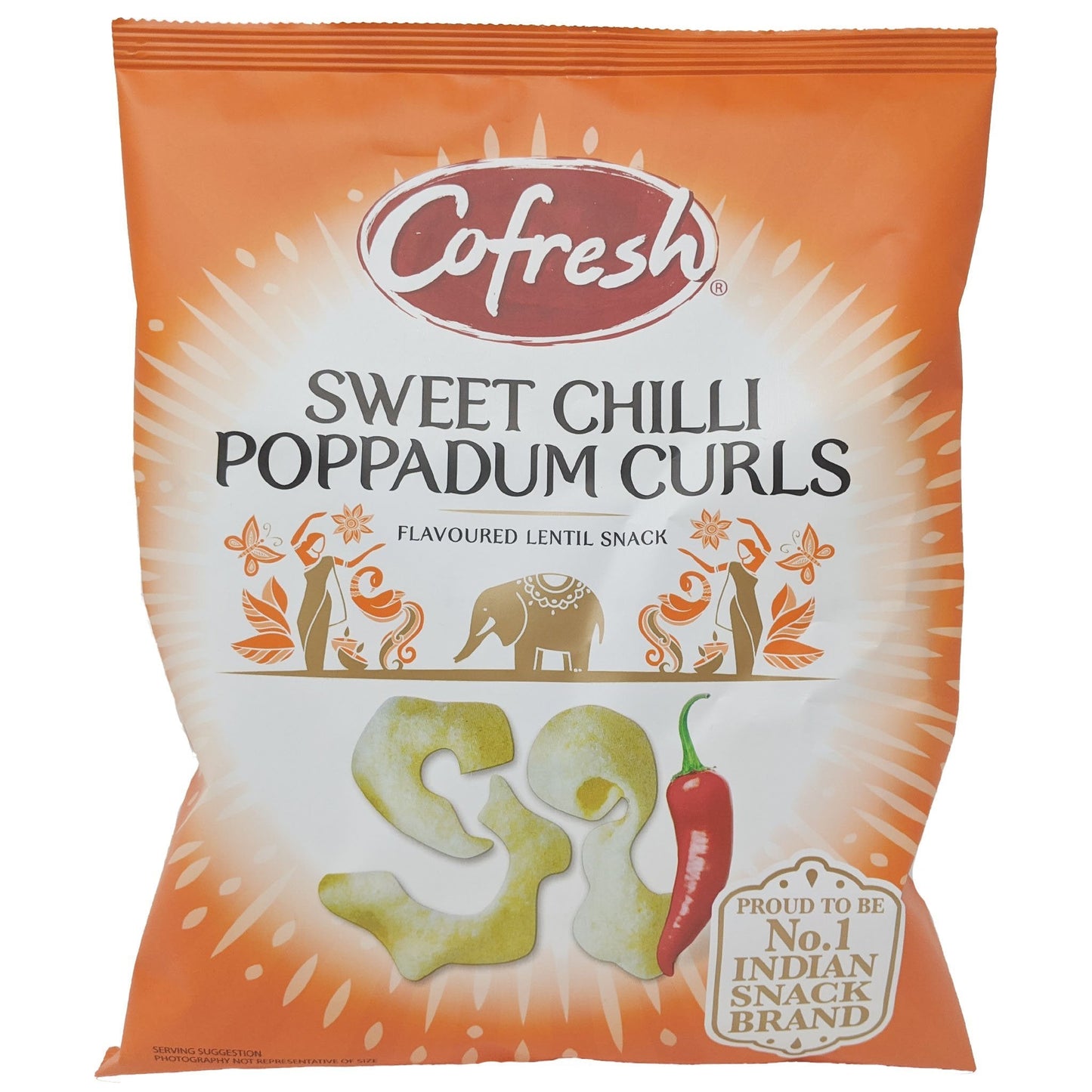 Cofresh Sweet Chilli Poppadum Curls 80g