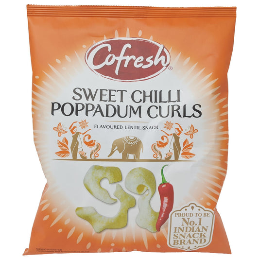 Cofresh Sweet Chilli Poppadum Curls 80g