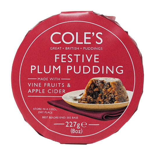 Cole's Festive Plum Pudding 227g