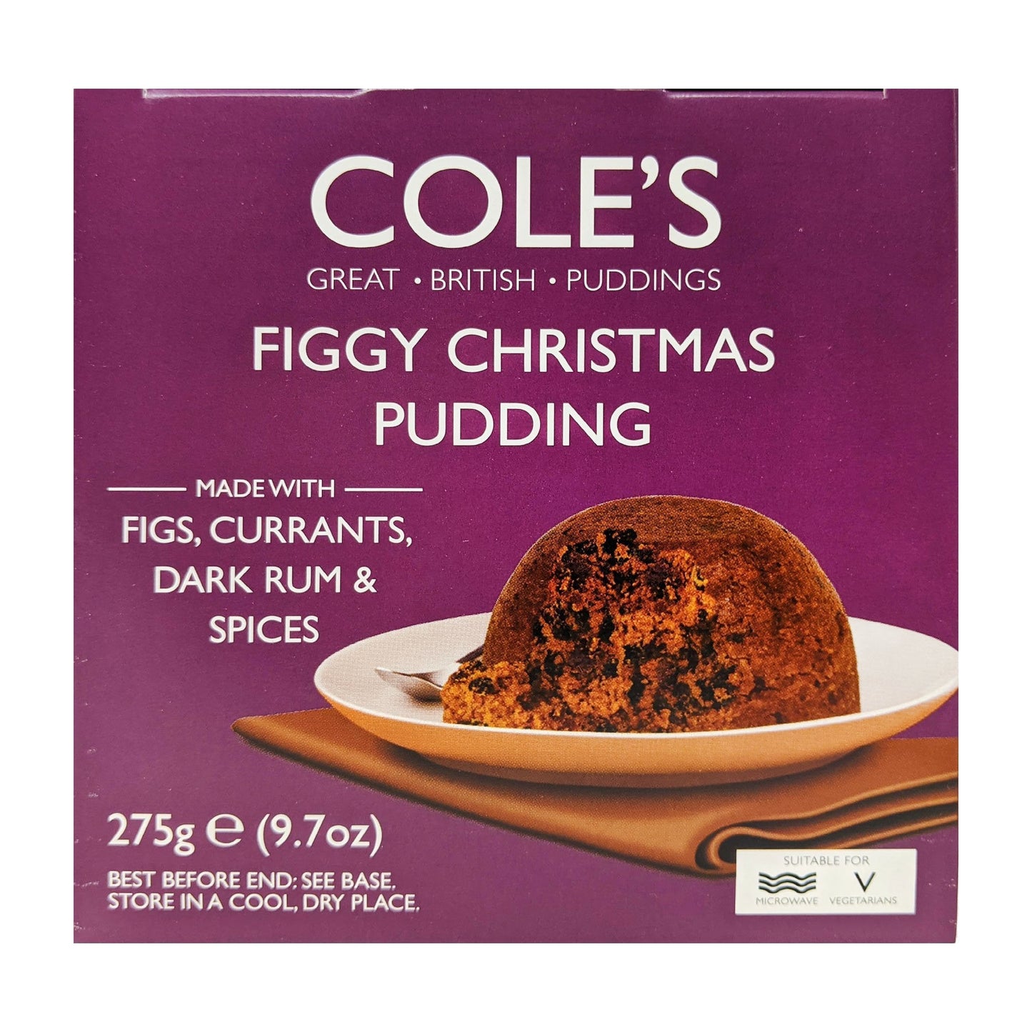 Cole's Figgy Christmas Pudding 275g