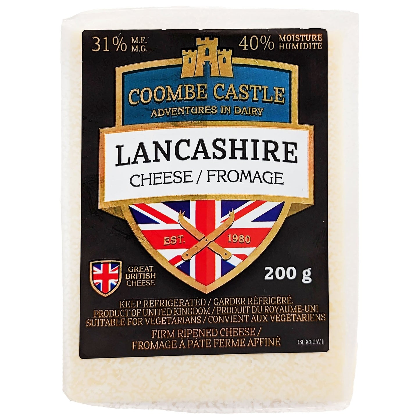 Coombe Castle Lancashire Cheese 200g