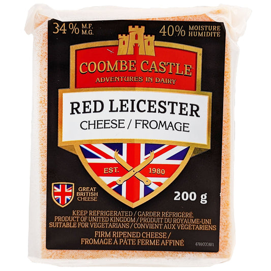 Coombe Castle Red Leicester Cheese 200g