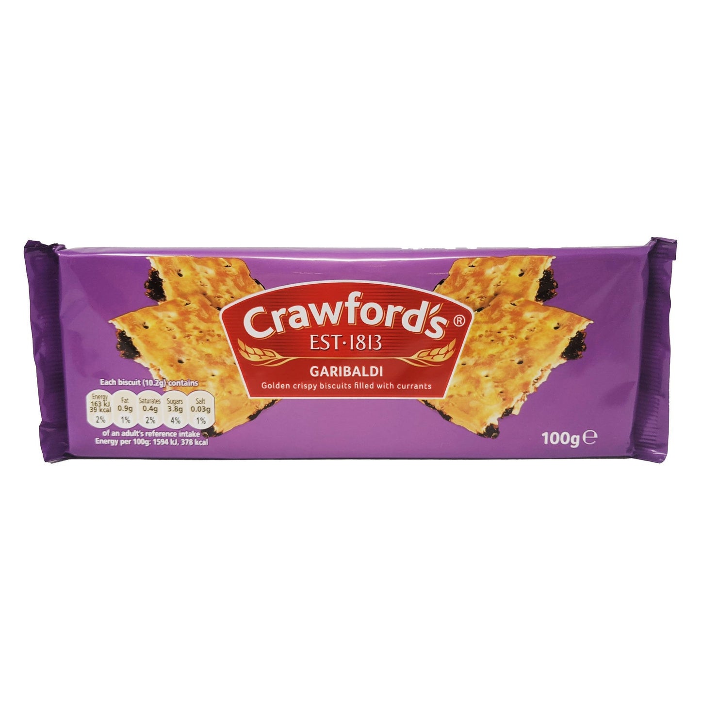 Crawford's Garibaldi 100g