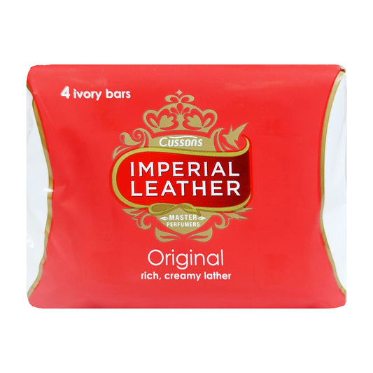 Cussons Imperial Leather Original Bar Soap 4 Pack (4 x 100g)