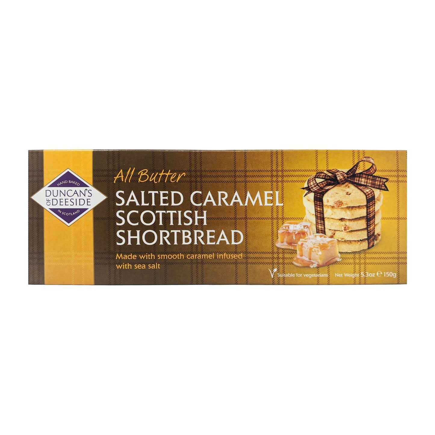 Duncan's of Deeside All Butter Salted Caramel Scottish Shortbread 150g