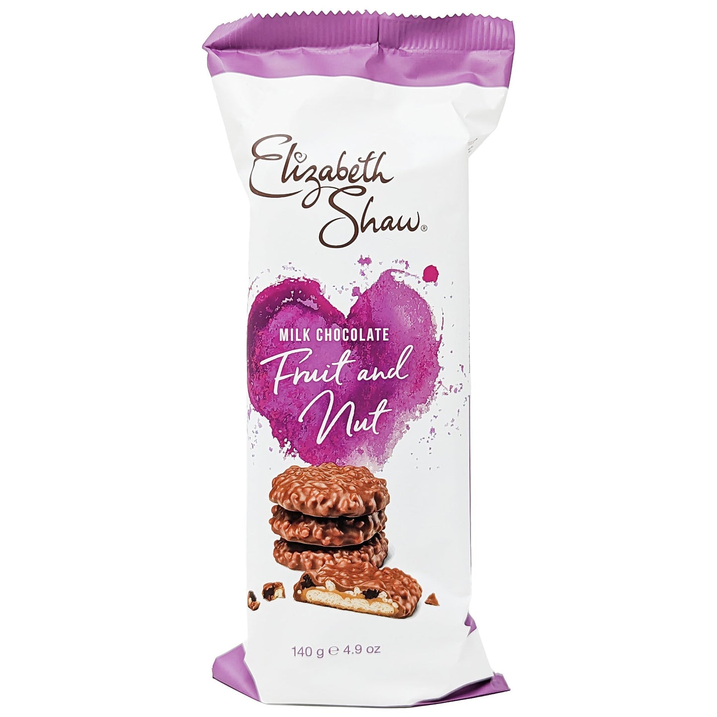 Elizabeth Shaw Milk Chocolate Fruit & Nut Biscuits 140g