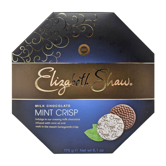 Elizabeth Shaw Milk Chocolate Mint Crisp 162g