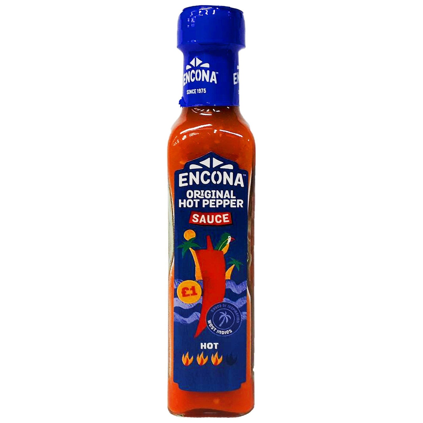 Encona Original Hot Pepper Sauce 142ml