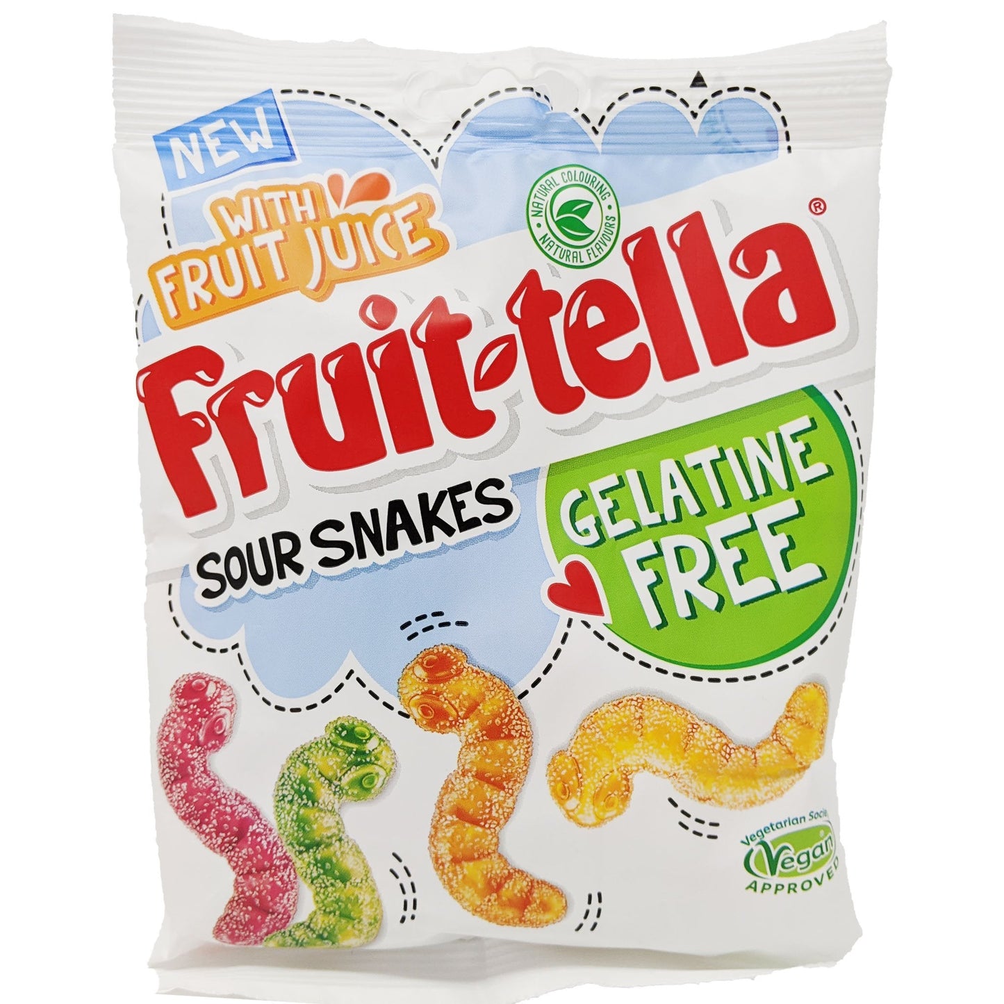 Fruit-Tella Sour Snakes 120g