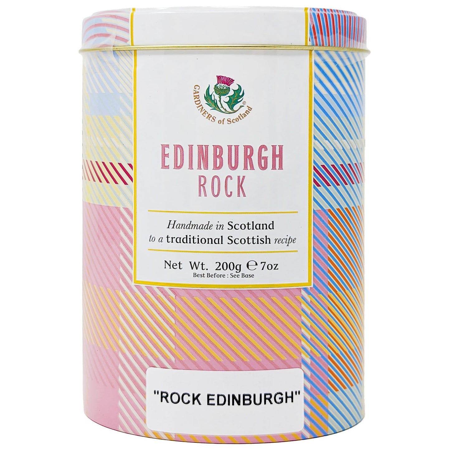 Gardiners of Scotland Edinburgh Rock Tin 200g