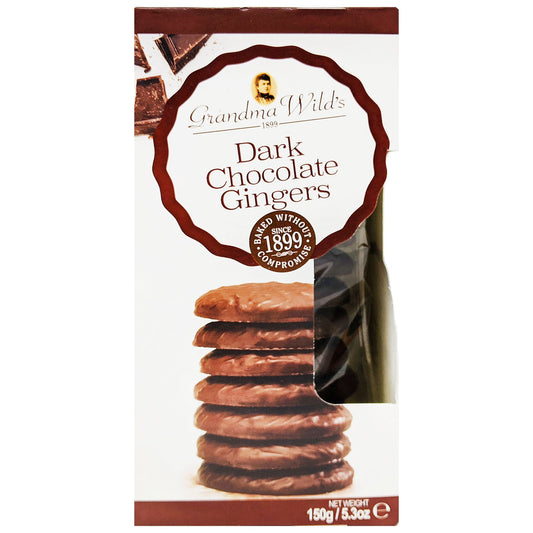 Grandma Wild's Dark Chocolate Gingers 150g