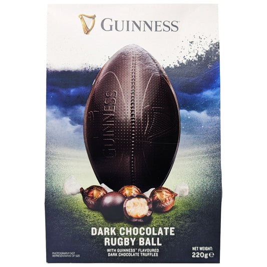 Guinness Dark Chocolate Rugby Ball 196g