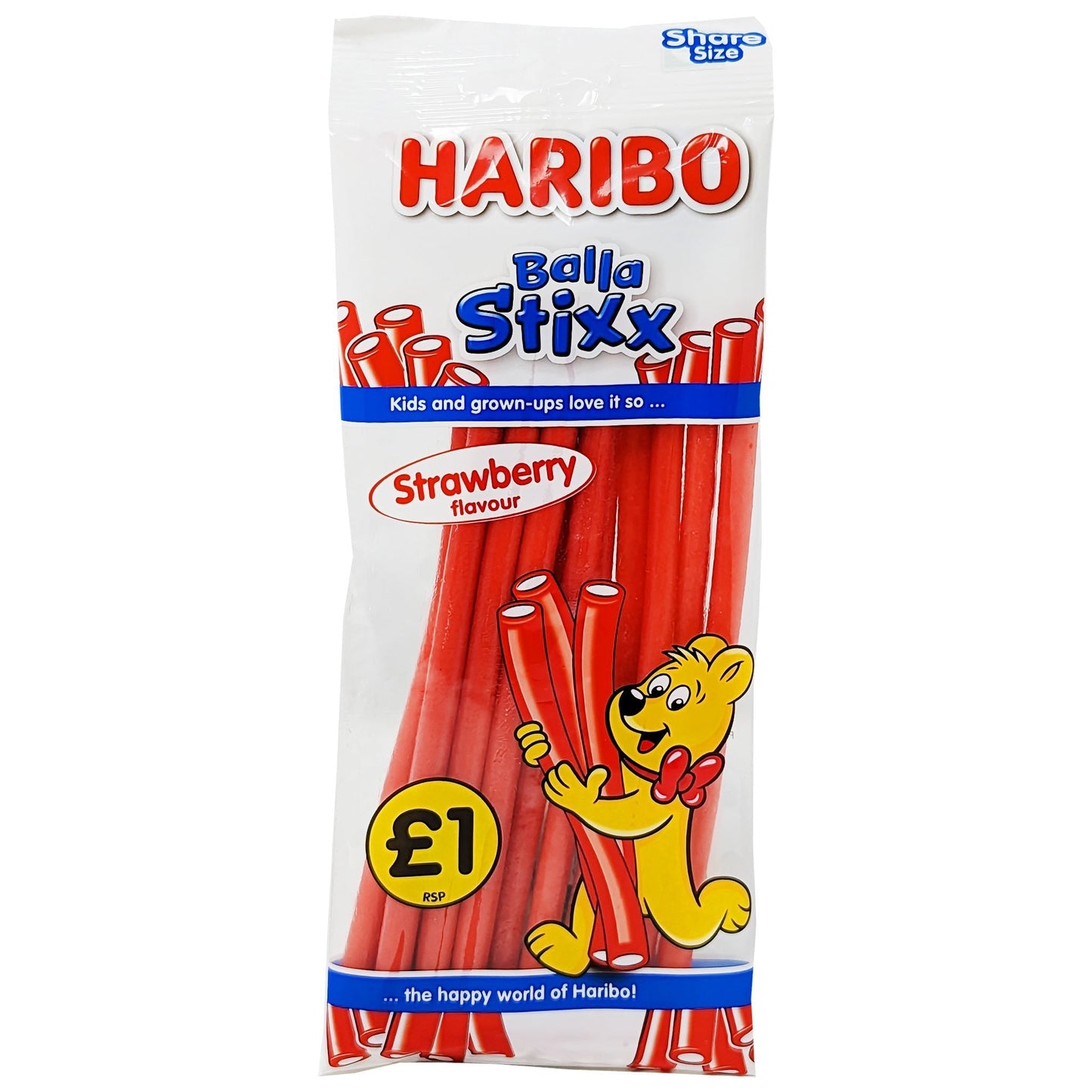 Haribo Balla Stixx Strawberry Flavour 140g