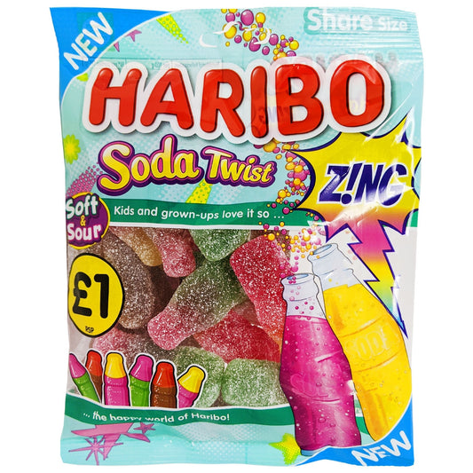 Haribo Soda Twist Zing 160g