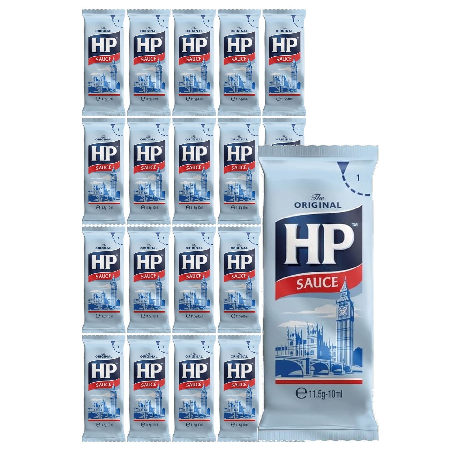 HP Brown Sauce Sachets 20 Pack (20 x 10ml)