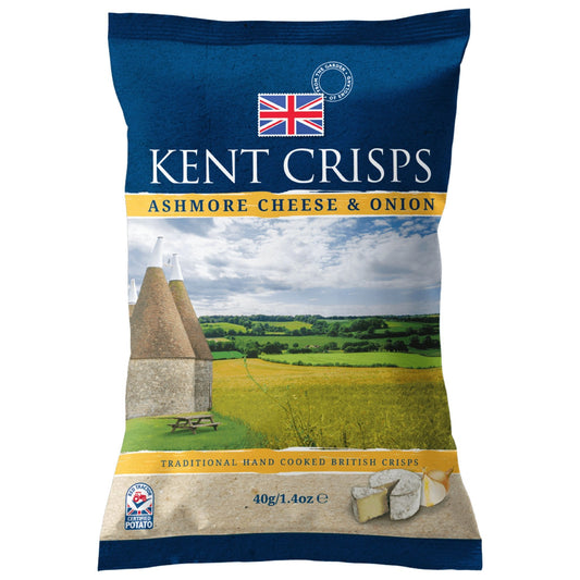 Kent Crisps Ashmore Cheese & Onion 40g