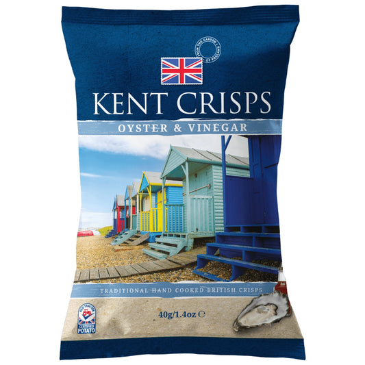 Kent Crisps Oyster & Vinegar 40g