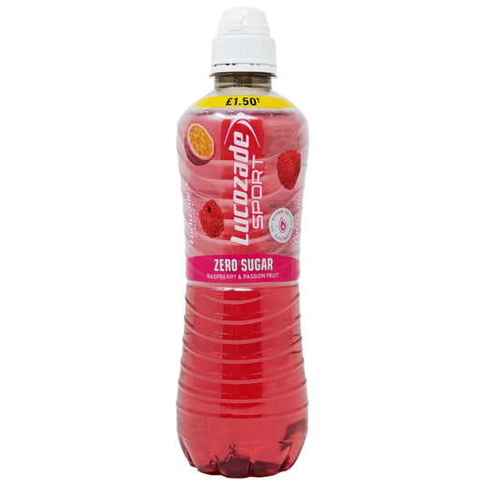 Lucozade Sport Zero Sugar Raspberry & Passion Fruit 500ml