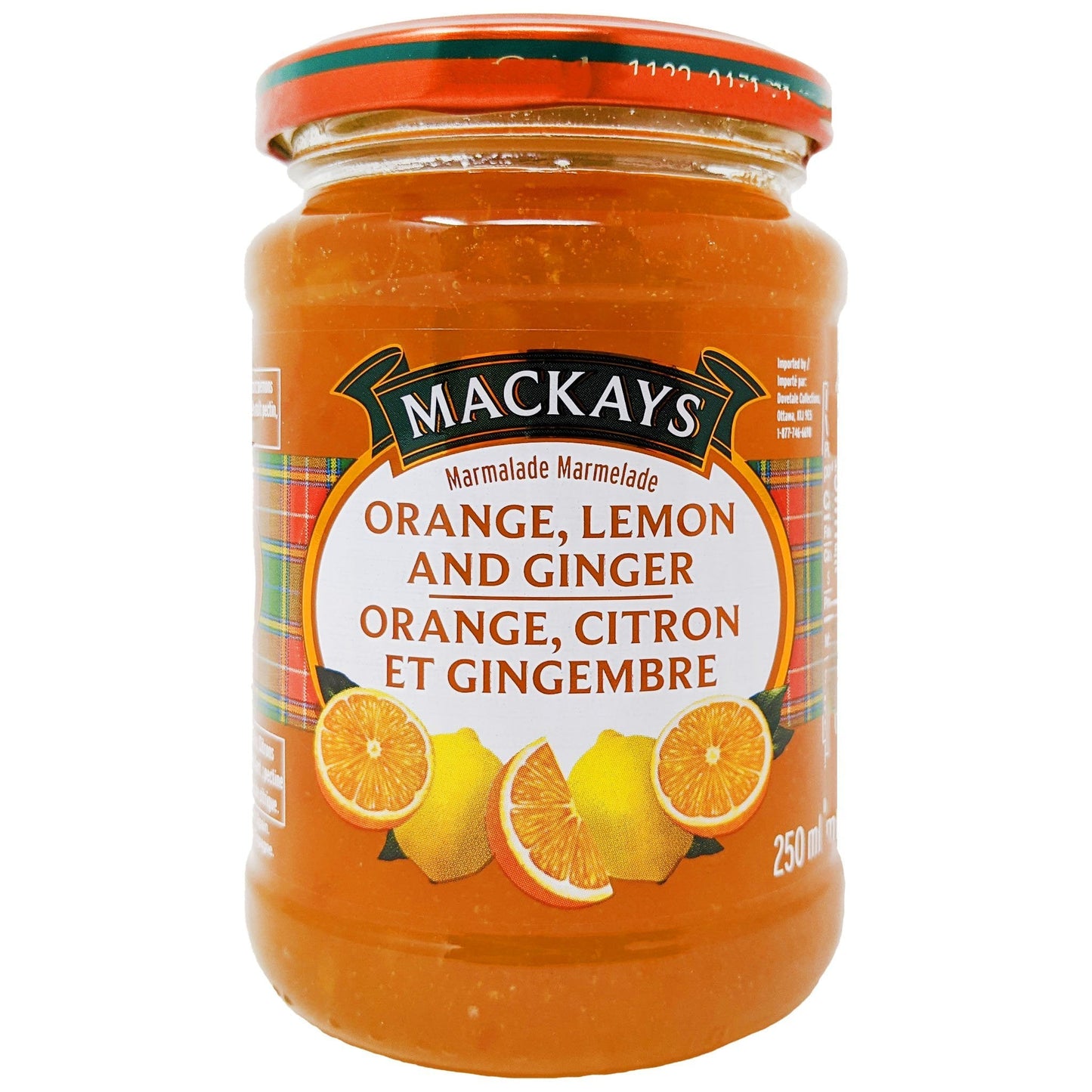 Mackays Orange, Lemon & Ginger Marmalade 250ml