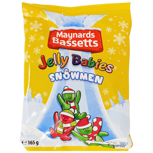 Maynards Bassetts Jelly Babies Snowmen 130g