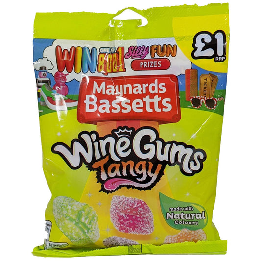 Maynards Bassetts Wine Gums Tangy 165g
