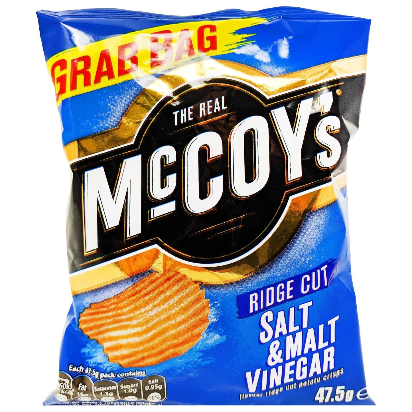 McCoy's Salt & Malt Vinegar Crisps 45g