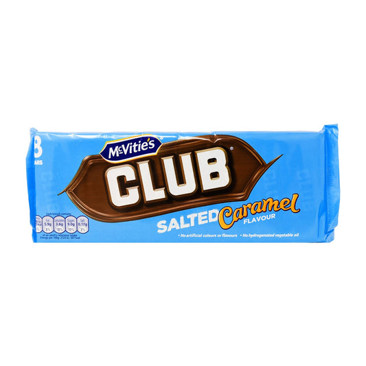 McVitie's Club Salted Caramel 7 Pack 154g
