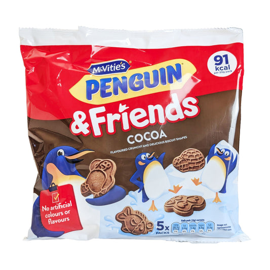 McVitie's Penguin & Friends Cocoa 5 Pack (5 x 20g)