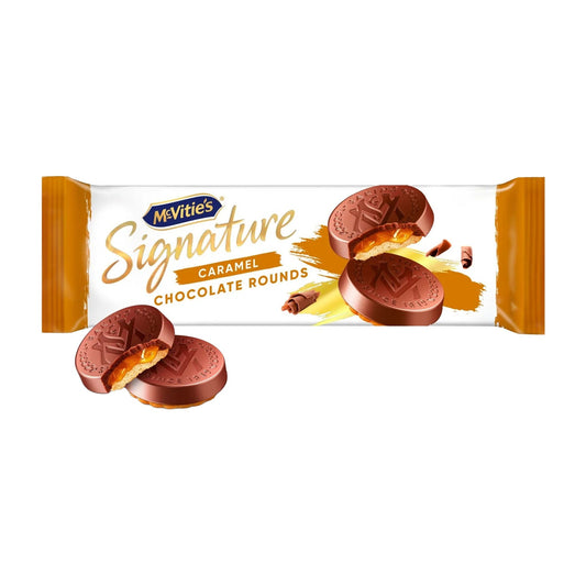 McVitie's Signature Caramel Chocolate Rounds 109g