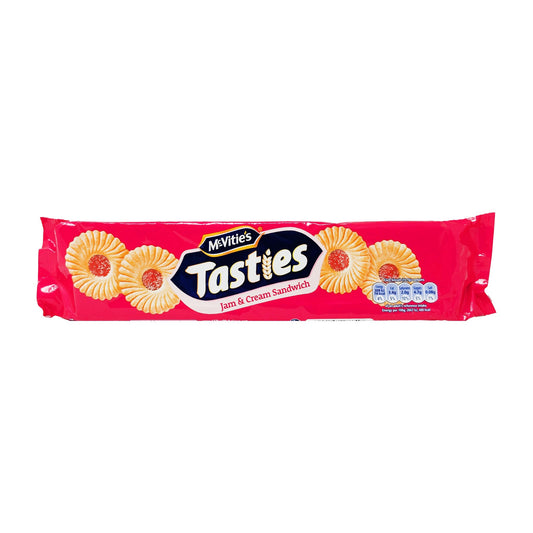 McVitie's Tasties Jam & Cream Sandwich 150g