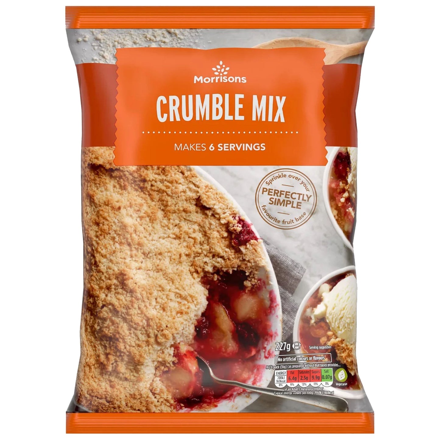 Morrisons Crumble Mix 227g