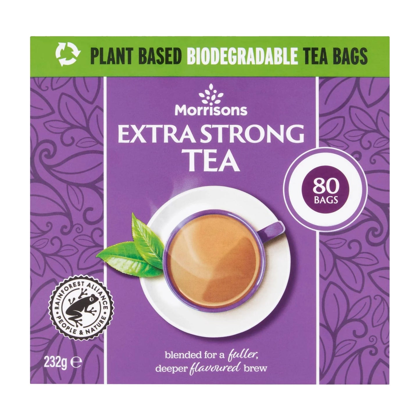 Morrisons Extra Strong Tea 80 Bags 232g
