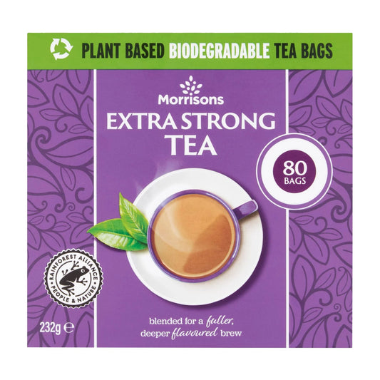 Morrisons Extra Strong Tea 80 Bags 232g