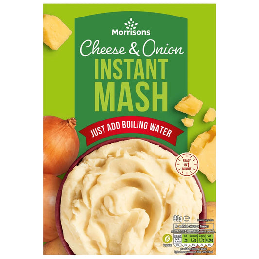 Morrisons Instant Mash Cheese & Onion 80g