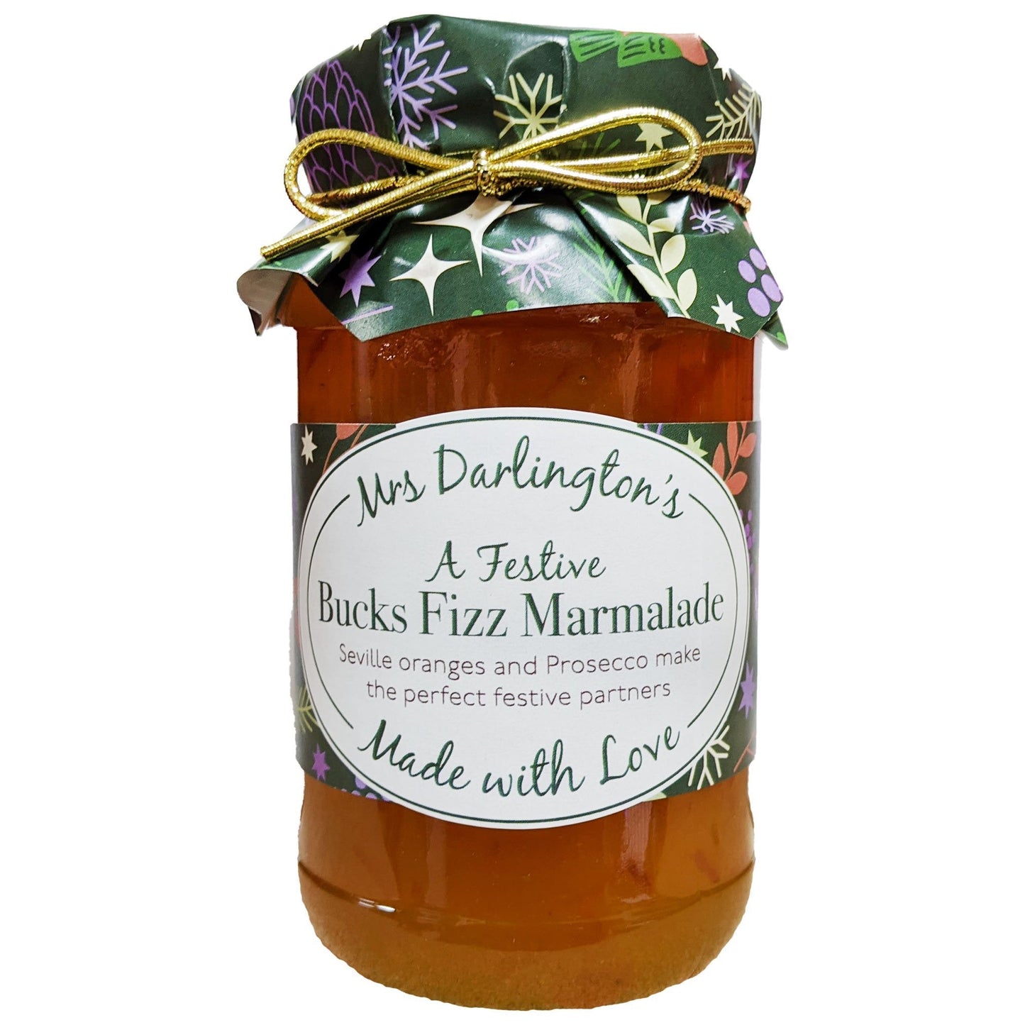 Mrs. Darlington's Festive Bucks Fizz Marmalade 340g
