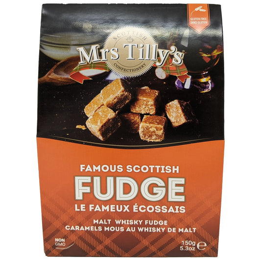 Mrs. Tilly's Famous Scottish Fudge Malt Whisky 150g