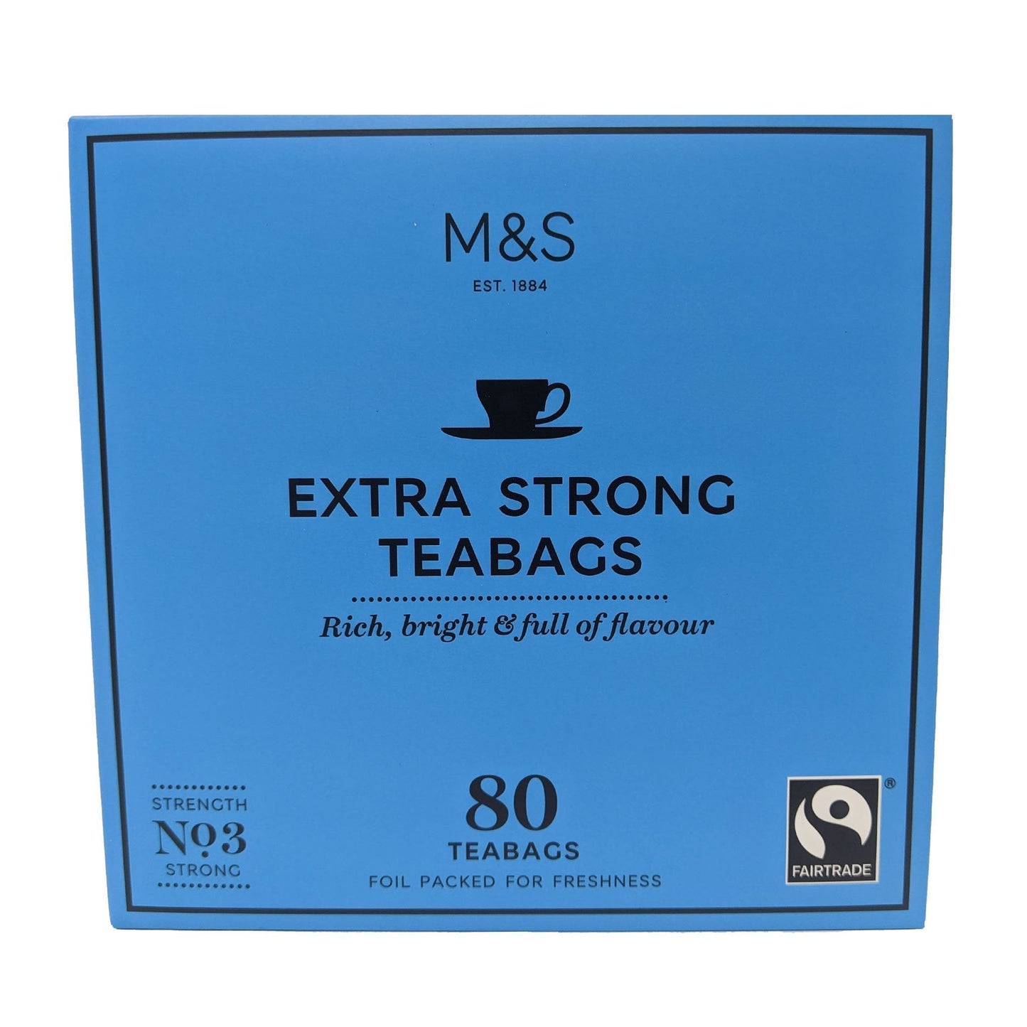 M&S Extra Strong Teabags 80 Bags