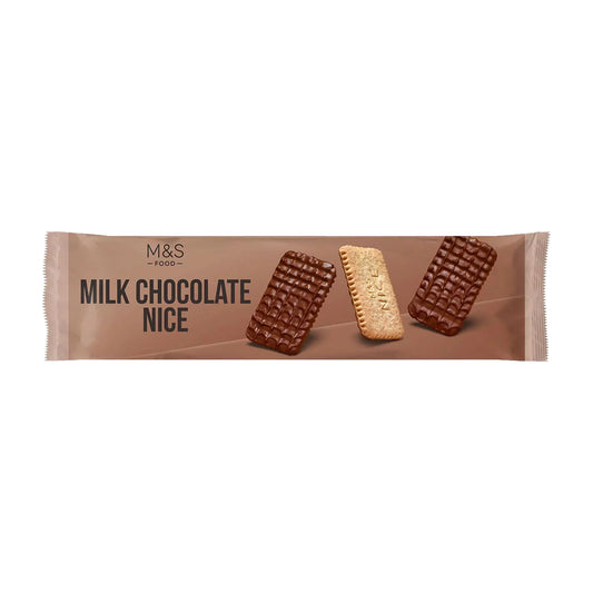 M&S Milk Chocolate Nice Biscuits 250g