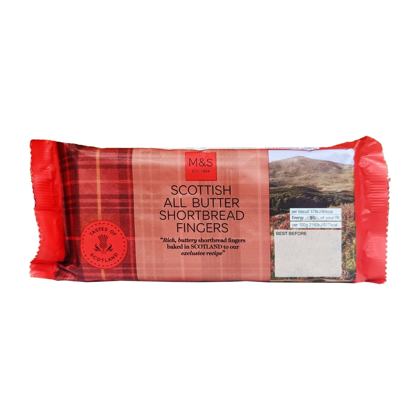 M&S Scottish All Butter Shortbread Fingers 210g