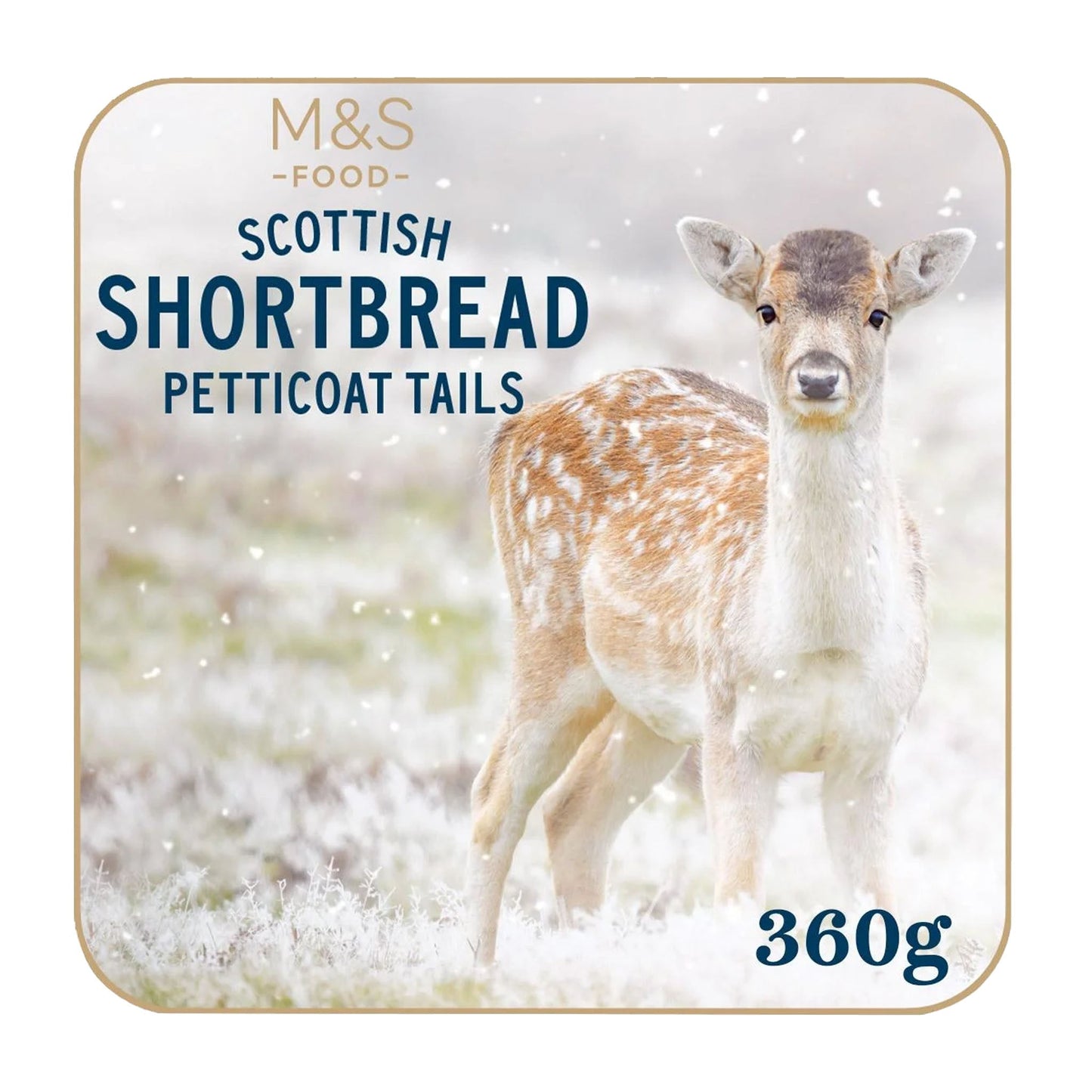 M&S Scottish Shortbread Petticoat Tails Fawn Tin 360g