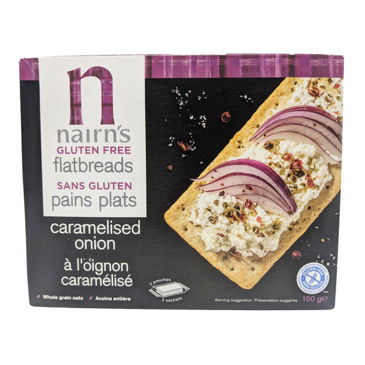 Nairn's Gluten Free Caramelised Onion Flatbreads 150g