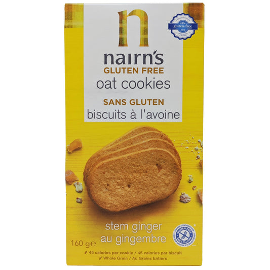 Nairn's Gluten Free Stem Ginger Oat Cookies 160g