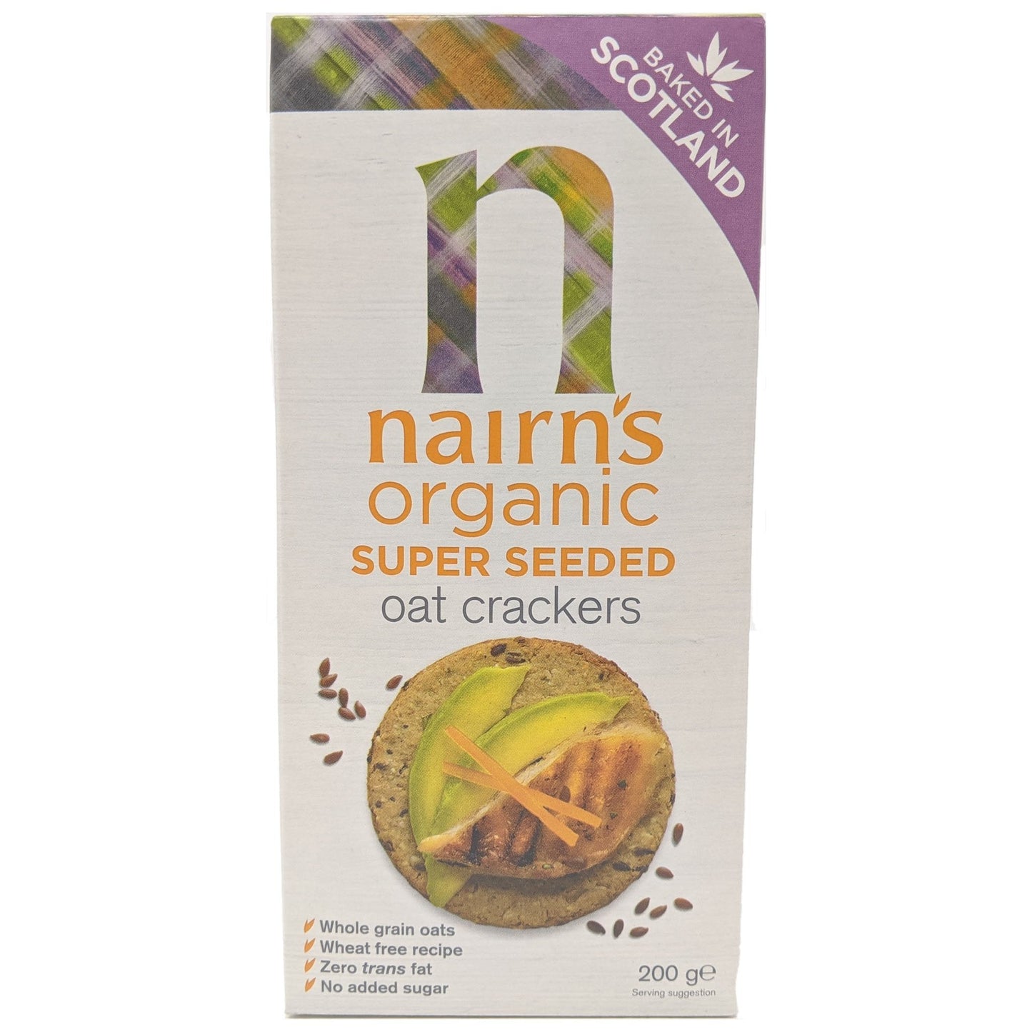 Nairn's Organic Super Seeded Oat Crackers 200g