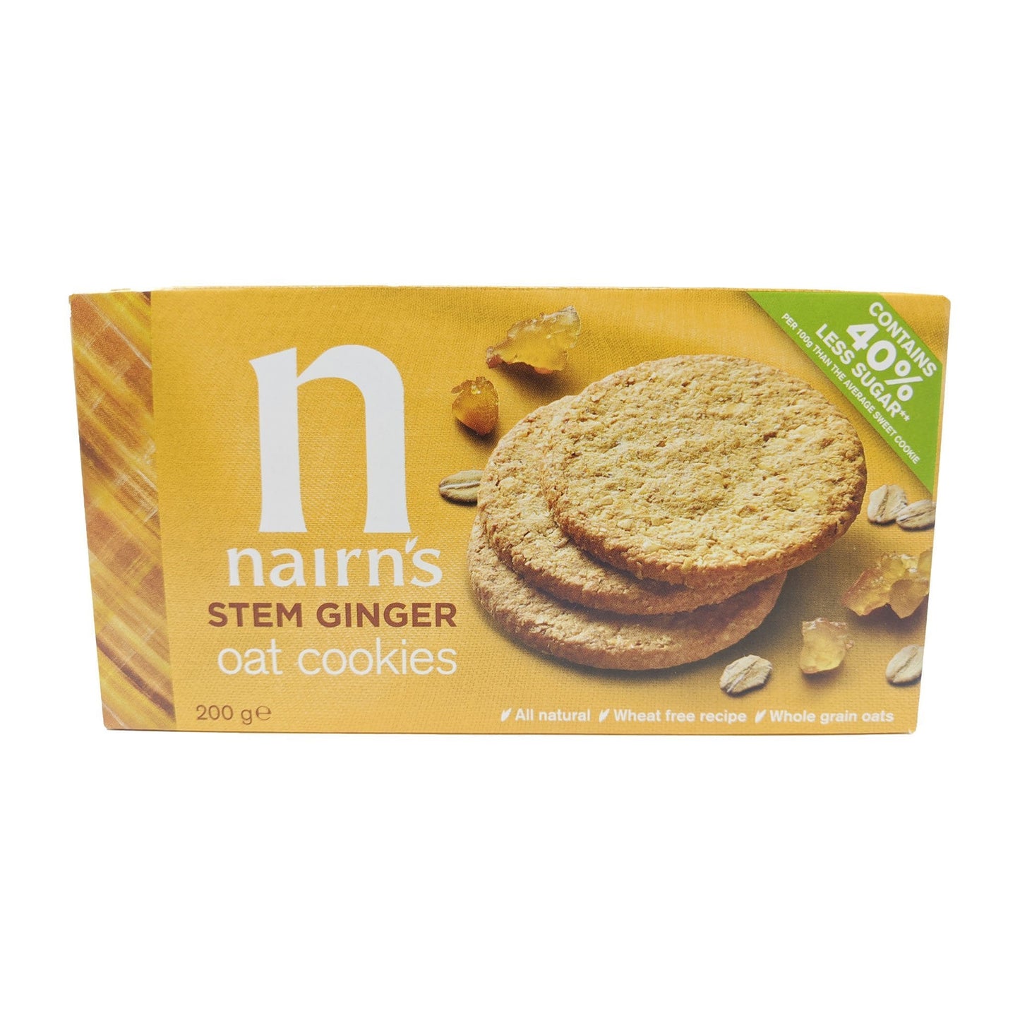 Nairn's Stem Ginger Oat Cookies 200g